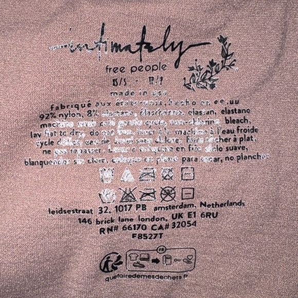 Free People x Intimately Tank Top / Camisole in French Chocolate (Brown) - Picture 2 of 6